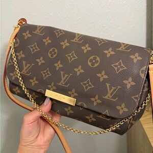 Louis Vuitton Brown Monogram Crossbody Bag